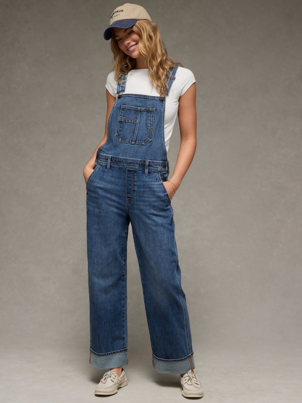 American Eagle 🦅 Stretch Stovepipe Overall - Picture 3 of 7